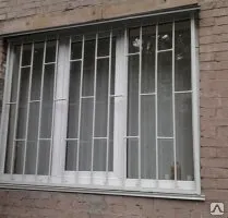 Фото №0 02 Кованая решетка металлическая на окно.  объемные, распашные.