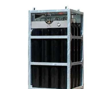 фото Моноблок газовый на 8 баллонов МБ-8-50-200 для газовой смеси