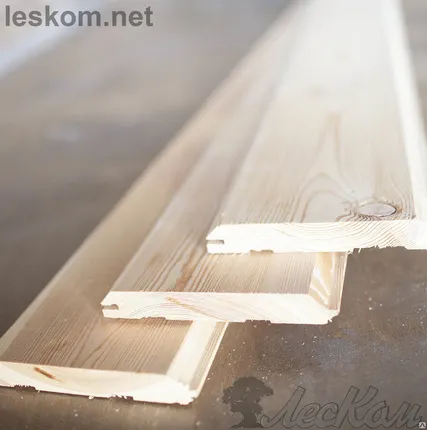 Фото №0 Имитация бруса 20х135х4000 мм сорт Эконом лиственница