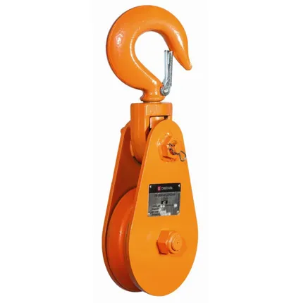 Фото №0 Блок шкивовый однорольный с крюком 20 т, D каната 28 - 30 мм LH, СибТаль