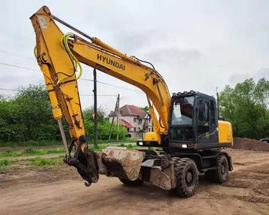 фото Аренда колесного экскаватора HYUNDAI R170W-9S