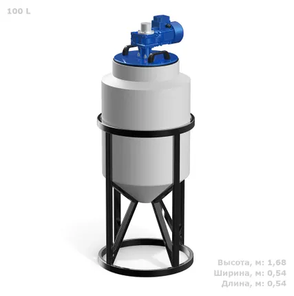 Фото №0 Емкость K 100 литров с лопастной мешалкой