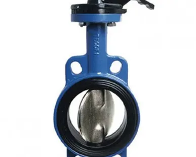 фото Затвор дисковый Ду150 Ру16 межфланцевый рукоятка чуг-диск-чуг EPDМ,110С KVA