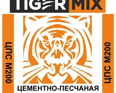 фото Смесь цементно-песчаная 25 кг TigerMix М200