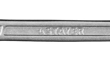 фото Ключ STAYER &quot;PROFI&quot; гаечный комбинированный Cr-V сталь, хромированный, 11мм