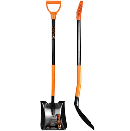 Фото №0 Лопата совковая цельнометаллическая с пластиковой ручкой FINLAND 1616