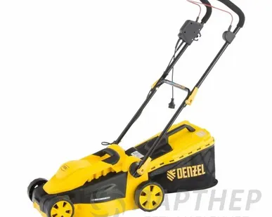 фото Газонокосилка Denzel GM-1600 электрическая (1600 Вт, шир. 36 см, 3 уров., травосб. 35 л.)