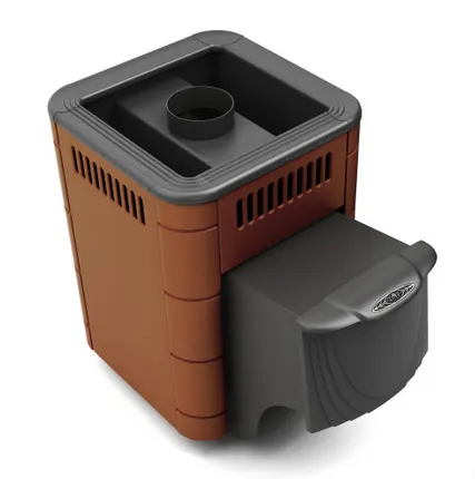 Фото №0 Печь банная "ОСА Inox" Терракота (ТМФ)