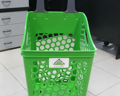 фото Покупательская корзина с колесами Polycart-B65
