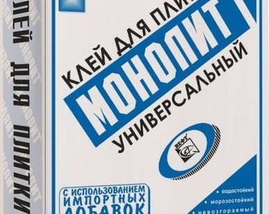 фото «Монолит» Клей для плитки.