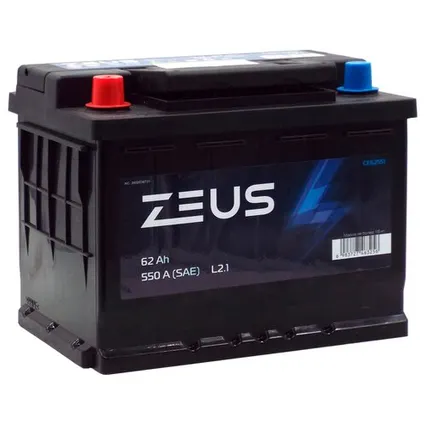 Фото №0 Аккумулятор ZEUS 62 Ач п.п.