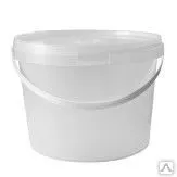 фото Ведро 2,3 л белое, с герметичной крышкой