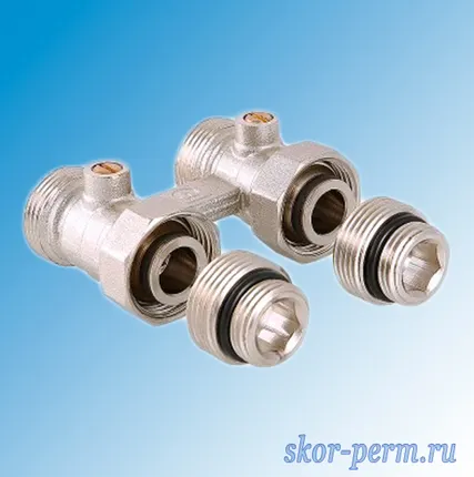 Фото №0 Узел нижнего подключения радиатора Н-образный 1/2х100% VALTEC