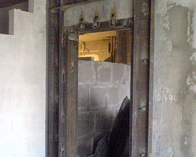 фото Устройство проёма в гипсолитовых стенах