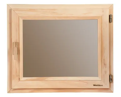 фото Окно WoodSon 50 см х 60 см (ольха, стекло бронза, арт. WO8)