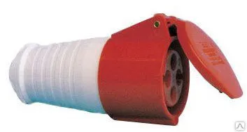 Фото №0 Розетка Sas Ht-423 32A/380В/3р+Е (4х.конц.)