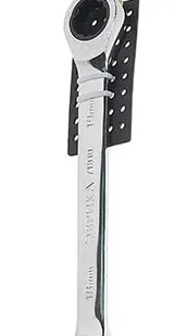 фото Ключ накидной 18х19мм трещоточный ЭВРИКА 71819