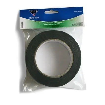 Фото №0 Двухсторонняя клеющая лента SOLID MULTI TAPE 6 мм х 5 м (арт. 383.0605)