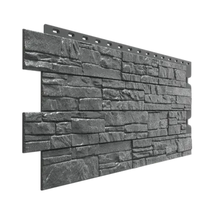 Фото №0 Docke Панель фасадная STEIN Антрацит 0,442м2 (Деке Стейн)