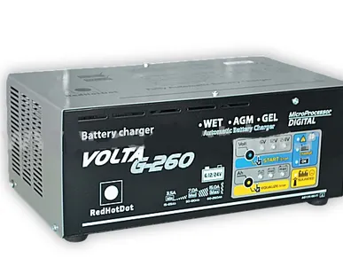 фото RedHotDot Устройство зарядное микропроцессорное VOLTA G-260 (6-12-24В)