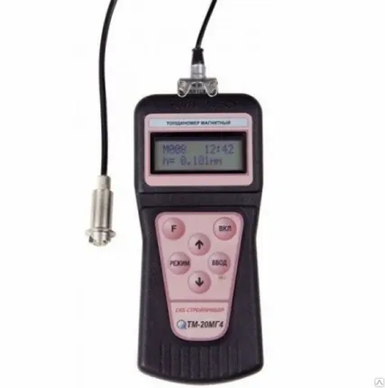 Фото №0 Магнитный толщиномер покрытий ТМ-20МГ4 СКБ Стройприбор