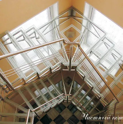 Фото №0 Ограждение и ступени из нержавеющей стали