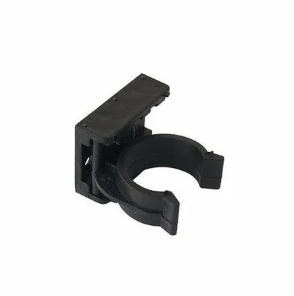 Фото №0 Клипса усиленная для цоколя из ДСП черный пластик 2 части FIRMAX