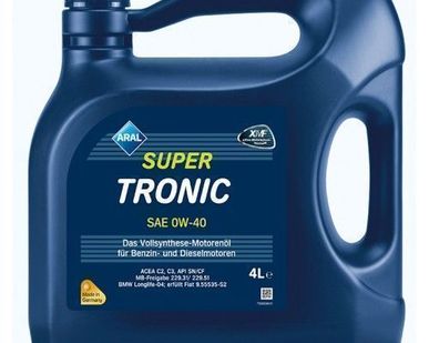 фото Моторное масло ARAL SUPER TRONIC SAE 0W40, 4 л