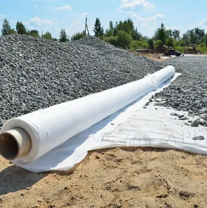 Фото №0 Геотекстиль (дорнит) нетканый иглопробивной 100-300 плотн, полотно 2х100 м