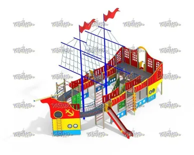 фото Детский игровой комплекс Бригантина Н=1800