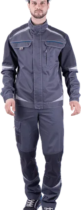 Фото №0 Куртка ТУРБО SAFETY летняя, серый-т.серый