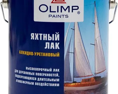 фото Лак OLIMP Лак для отделки панелей яхт OLIMP 2,7 л матовый
