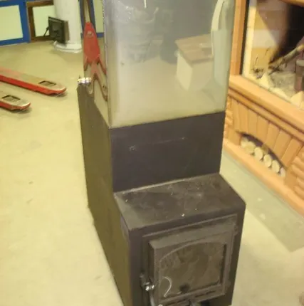 Фото №0 Печь для бани Эконом 2 (с баком 65л) со стеклом Онего