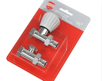 фото Набор ручной регулировки радиатора Royal Thermo, угловой 1/2"