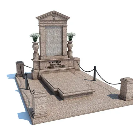 Фото №0 Памятник гранитный модель3 Размеры: 1940х1140х1970 см Головыринский гранит