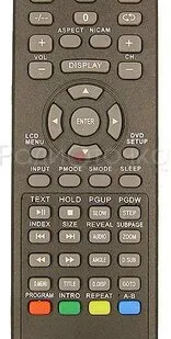 фото Пульт ДУ HYUNDAI H-LCDVD3200 (TV+DVD) H-LEDVD19V10 H-LEDVD22V10 (BEKO,Erisson,Izumi,Supra,HORIZONT)