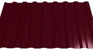 фото Профнастил С-21 (1,05*1,5) вишня ралл 3005