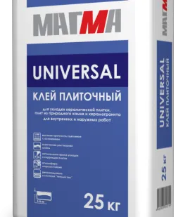 фото Клей плиточный МАГМА «UNIVERSAL» (25 кг)
