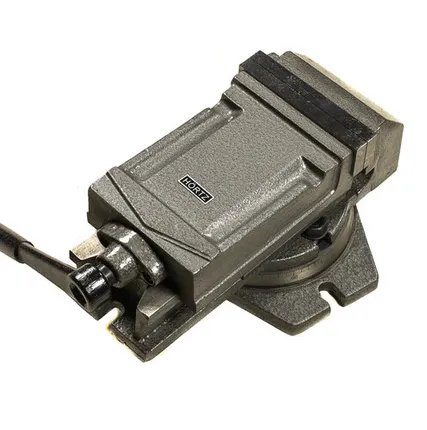 Фото №0 Тиски станочные стальные поворотные 125 HORTZ