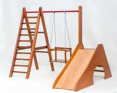 фото Деревянная шведская стенка ДСК Карусель Д511