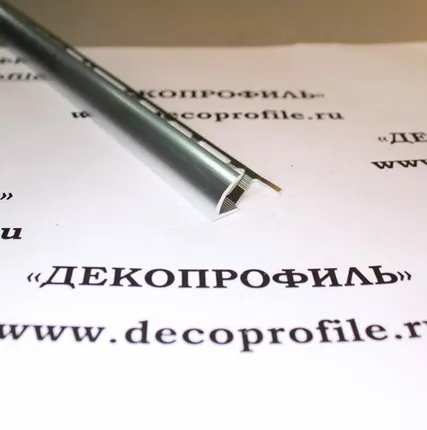 Фото №0 Профиль Effector угол внешний - Серебро глянец - 8 мм - 2,5 м