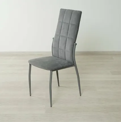 Фото №0 Стул Велюр Фаворит Десерт серый