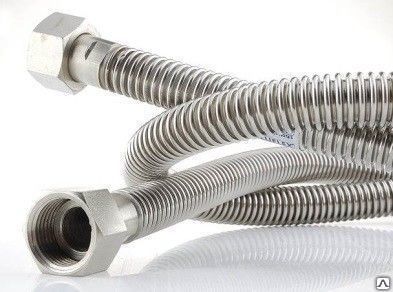 Фото №0 Подводка для газа сильфон. 1/2" 80см. Г.Г. СПГ