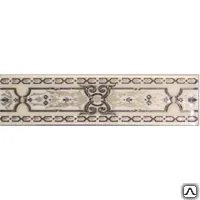 фото Российская керамическая плитка Альпы (ВКЗ) 20*5,5 см, КОРИЧНЕВЫЙ, бордюр