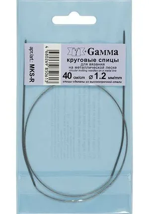 Фото №0 круговые MKS-R металл d 1.2 мм 40 см на металл.леске GAMMA