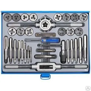 фото Набор с металлорежущим инструментом зубр 35 предметов 28117-h35