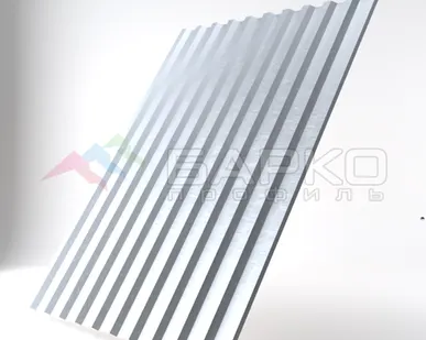 фото Профлист С-21 - 1050 мм (1000 мм) 00000335/8 Оцинкованная поверхность Сталь оцинкованная 0.8