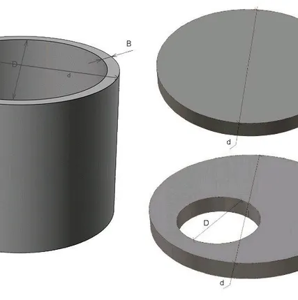 Фото №0 Кольцо колодезное КС 20-9 (2000х2200х890)
