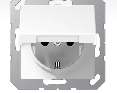 фото A1520KLWW JUNG A-серия розетка SCHUKO 16A 250V~ с крышкой; белая