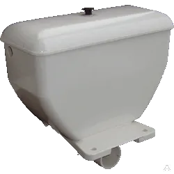 фото Бачок смывной к унитазу пластм.нижний с полоч. (шток)